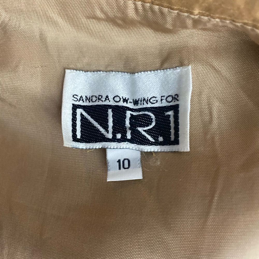Sandra Ow-Wing for N.R.1 Gold Button Up Jacket - Picture 4 of 5